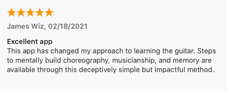 guitarCake 2 App Store Rating 1